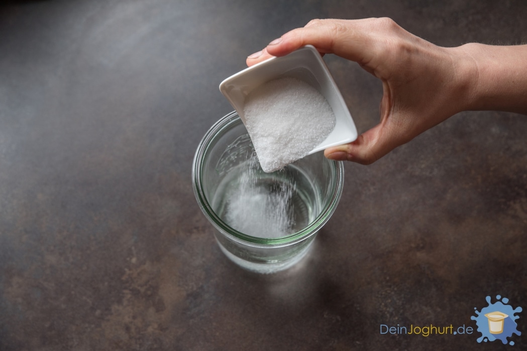 Zucker in Leitungswasser