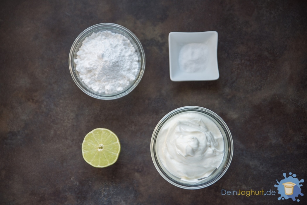 Zutaten für Frozen Yogurt Limette